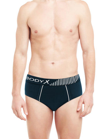 BodyX Assorted Solid Brief-BX1103B-Assorted