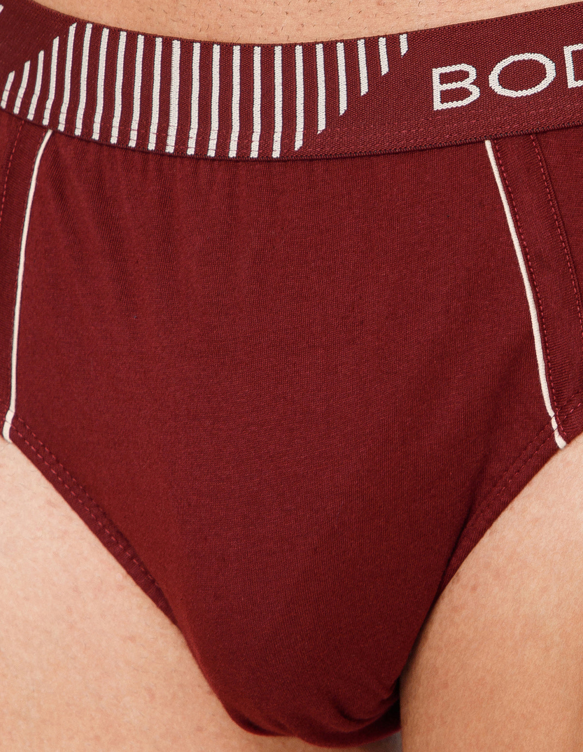 BodyX Men Solid Cotton Super combed Brief-BX1103B-MARN-ASSORTED
