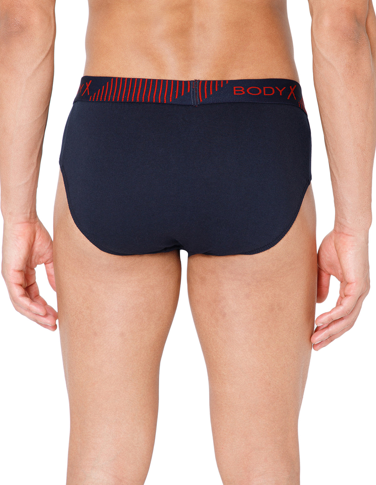 BodyX Men Solid Cotton Super combed Brief-BX1103B-NVY-ASSORTED