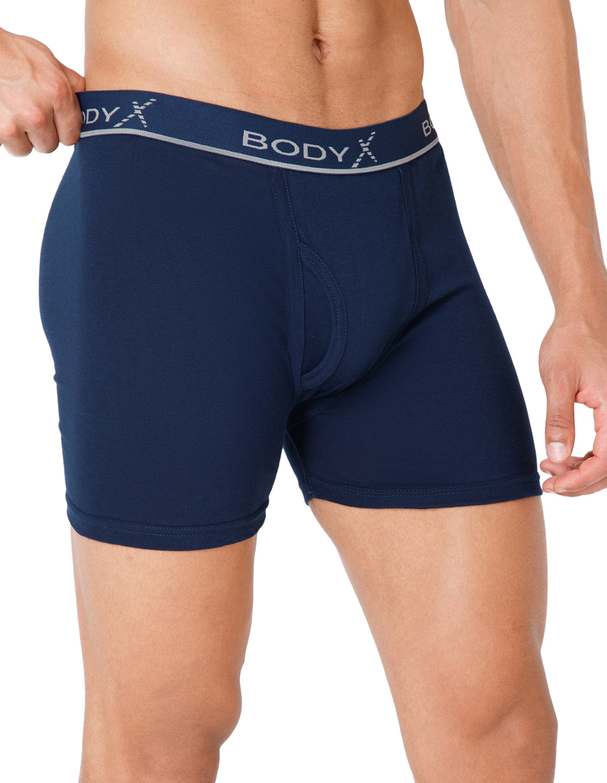 BodyX Men Solid Cotton Super combed Trunk-BX1106T-ABLUE-ASSORTED