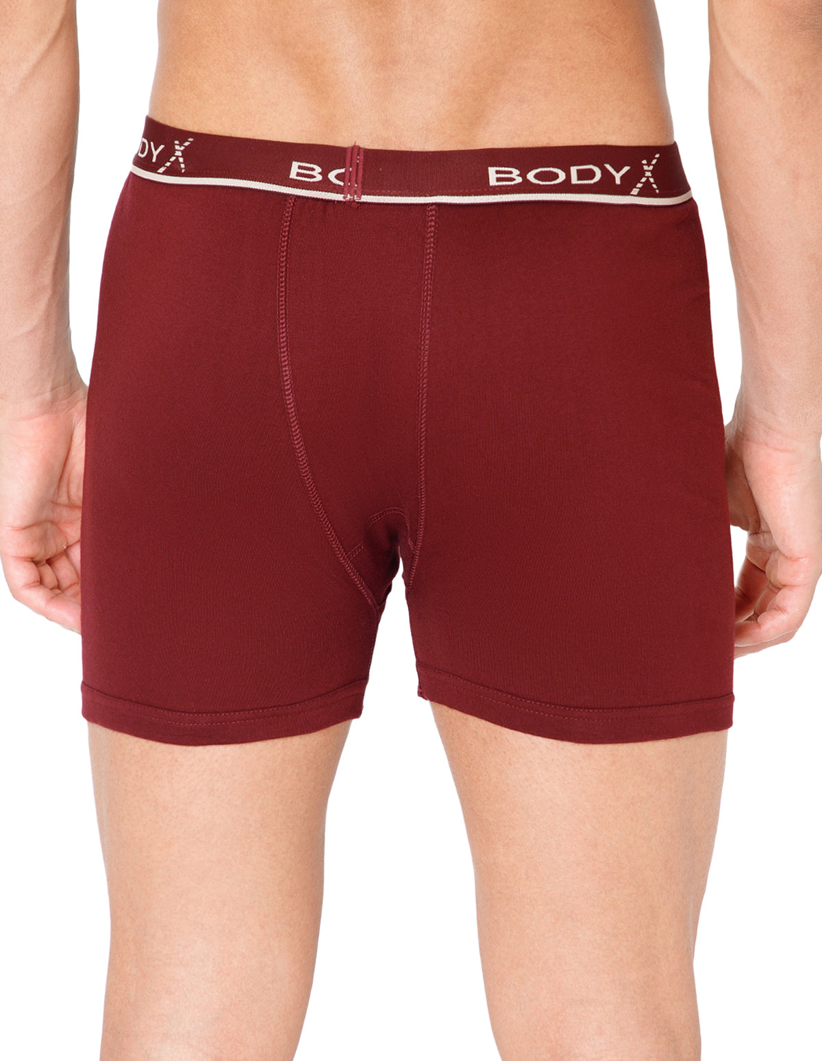 BodyX Men Solid Cotton Super combed Trunk-BX1106T-MARN-ASSORTED