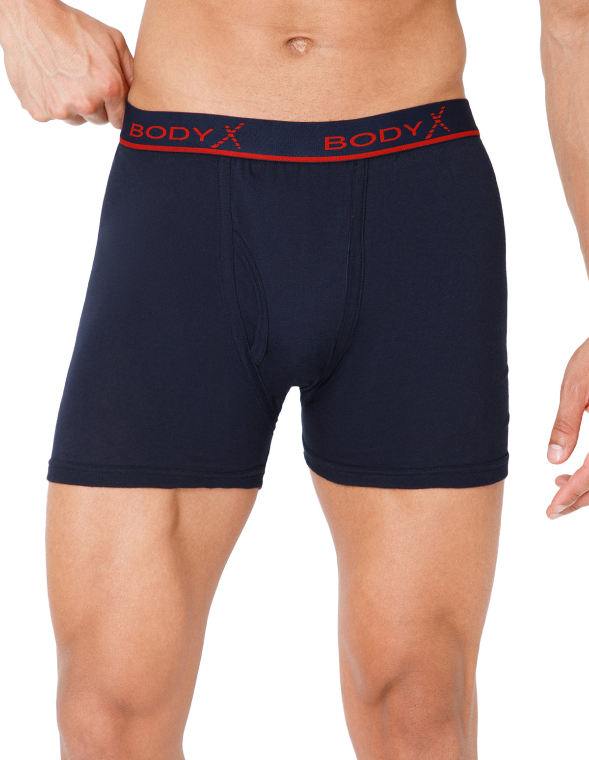 BodyX Men Solid Cotton Super combed Trunk-BX1106T-NVY-ASSORTED
