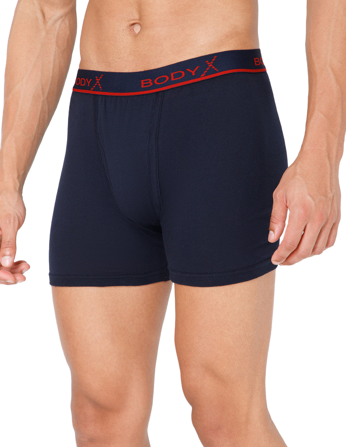 BodyX Men Solid Cotton Super combed Trunk-BX1106T-NVY-ASSORTED