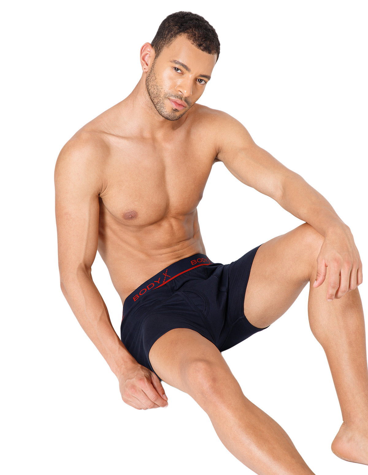 BodyX Men Solid Cotton Super combed Trunk-BX1106T-NVY-ASSORTED