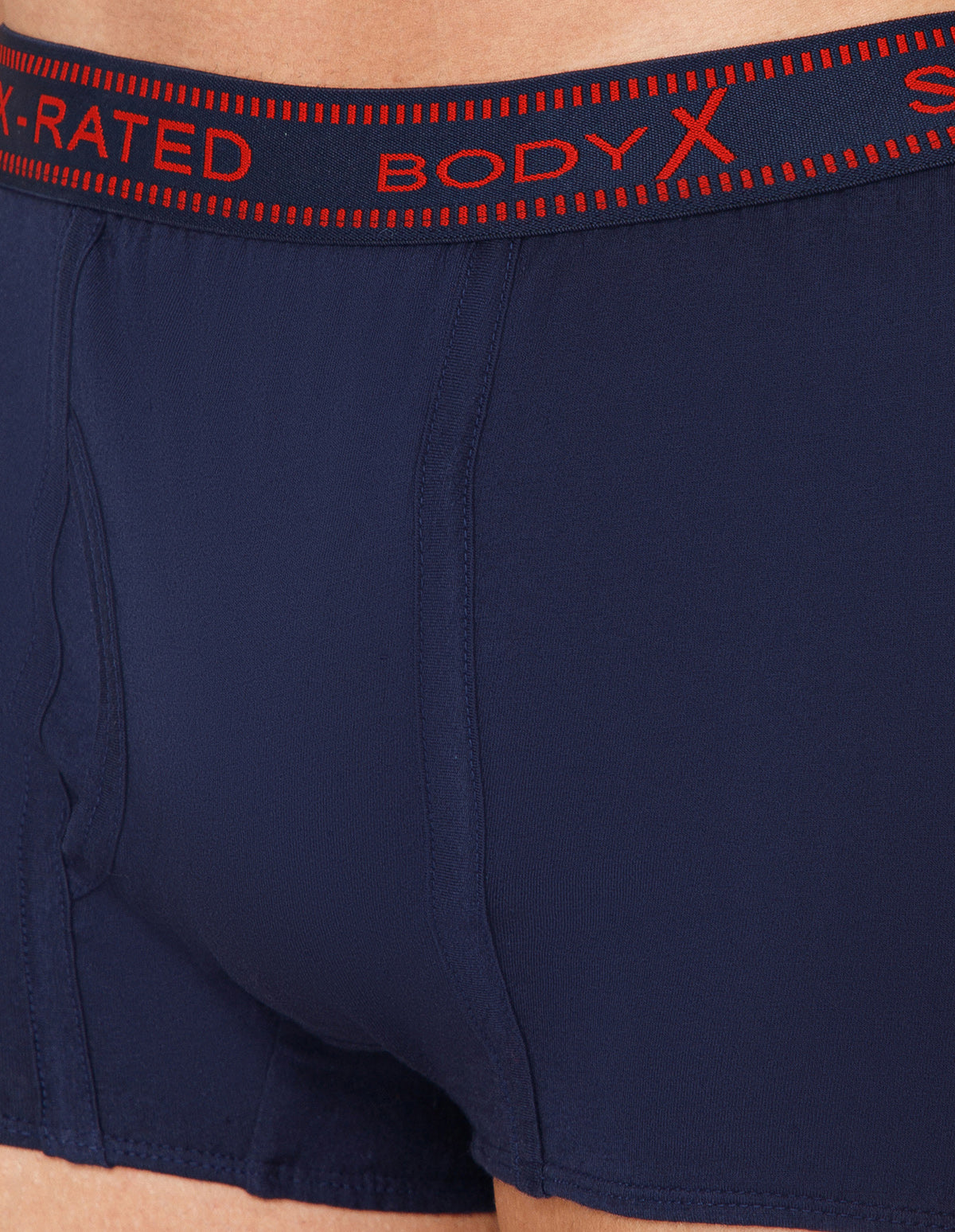 BodyX Men Solid Cotton Super combed Trunk-BX1115T-ABLUE