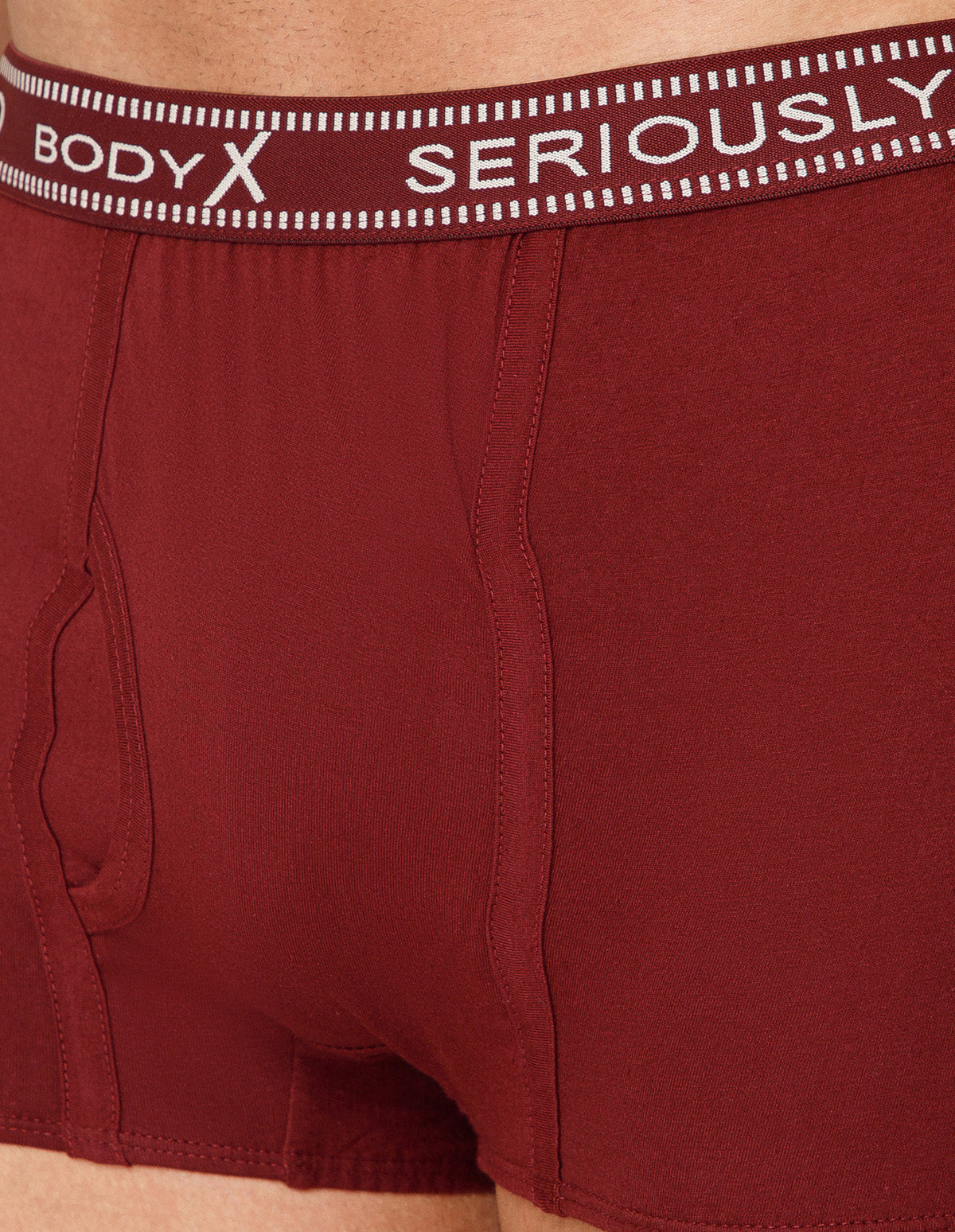 BodyX Men Solid Cotton Super combed Trunk-BX1115T-MARN