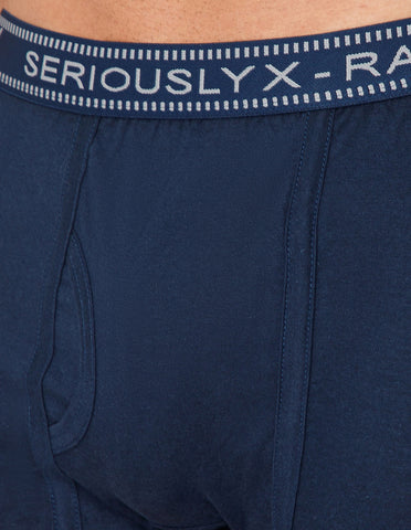 BodyX Men Solid Cotton Super combed Trunk-BX1115T-NVY