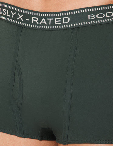 BodyX Men Solid Cotton Super combed Trunk-BX1115T-OLV