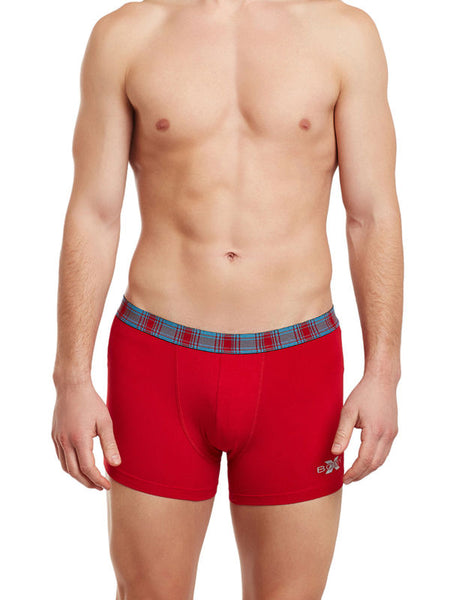 BodyX Solid Trunks-BX11T-Red