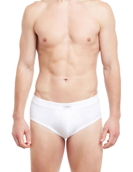 BodyX Solid Briefs-BX14B-White