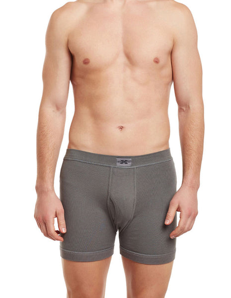 BodyX Solid Trunks-BX15T-Steel Grey Melange