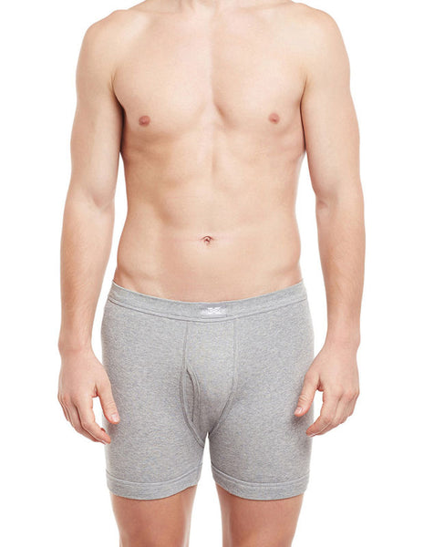 BodyX Solid Trunks-BX15T-Grey Melange