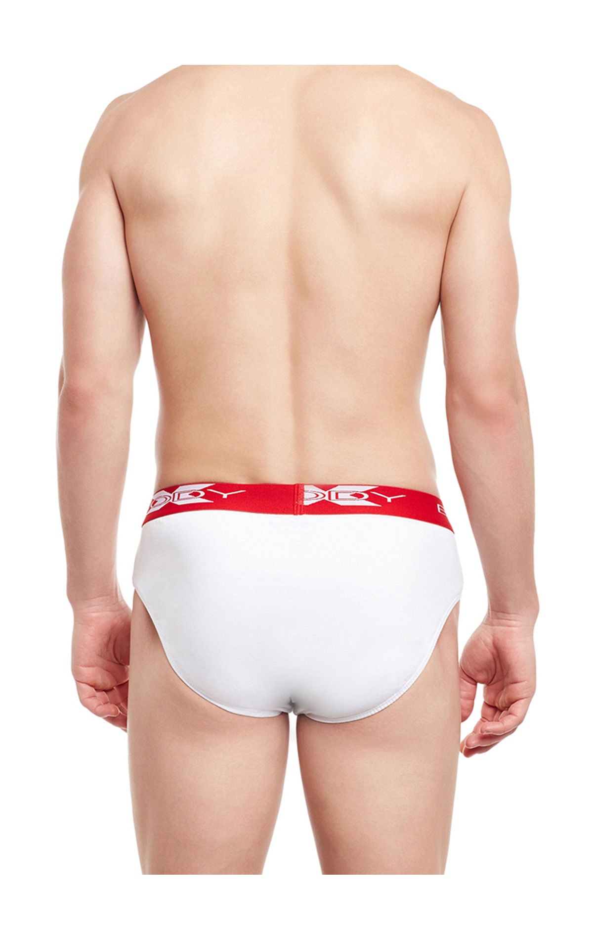 BodyX Solid Briefs-Pack of 2-BX16B-White