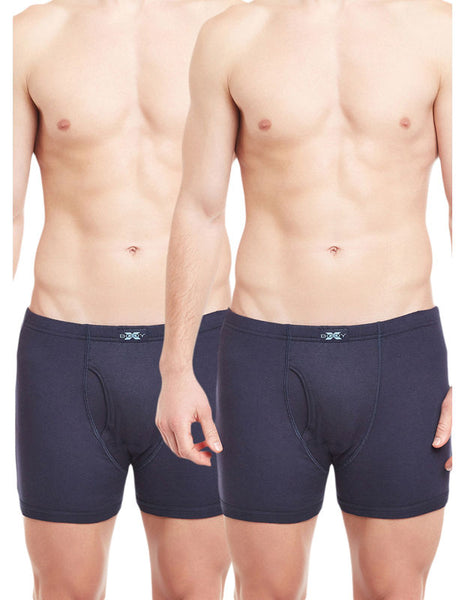 BodyX Solid Trunks-Pack of 2-BX19T-Navy