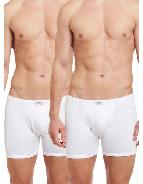 BodyX Solid Trunks-Pack of 2-BX19T-White
