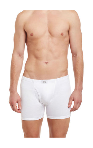 BodyX Solid Trunks-Pack of 2-BX19T-White