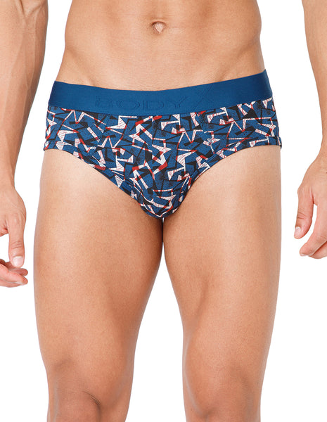 BodyX Men Printed Brief-BX201B-P1-ASSORTED