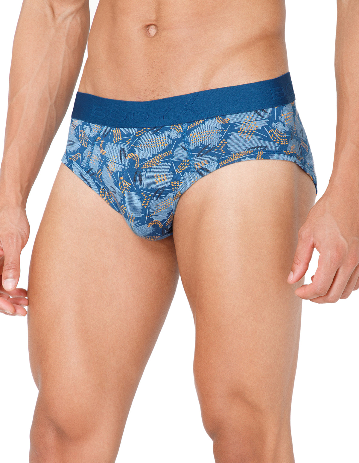 BodyX Men Printed Brief-BX201B-P4-ASSORTED