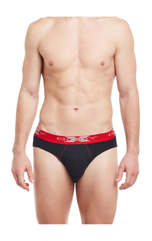 BodyX Solid Briefs-Pack of 2-BX21B_Black