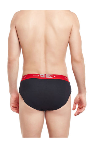 BodyX Solid Briefs-Pack of 2-BX21B_Black