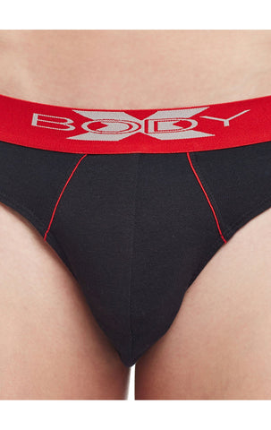 BodyX Solid Briefs-Pack of 2-BX21B_Black