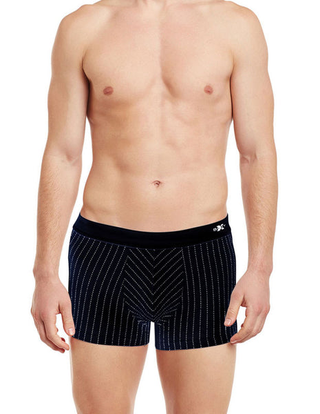 BodyX Striped Trunks-BX30T-Navy