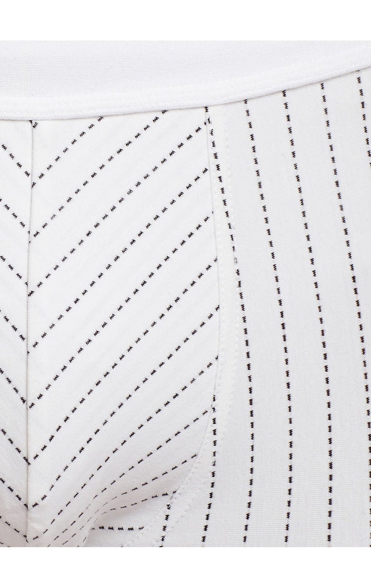 BodyX Striped Trunks-BX30T-White