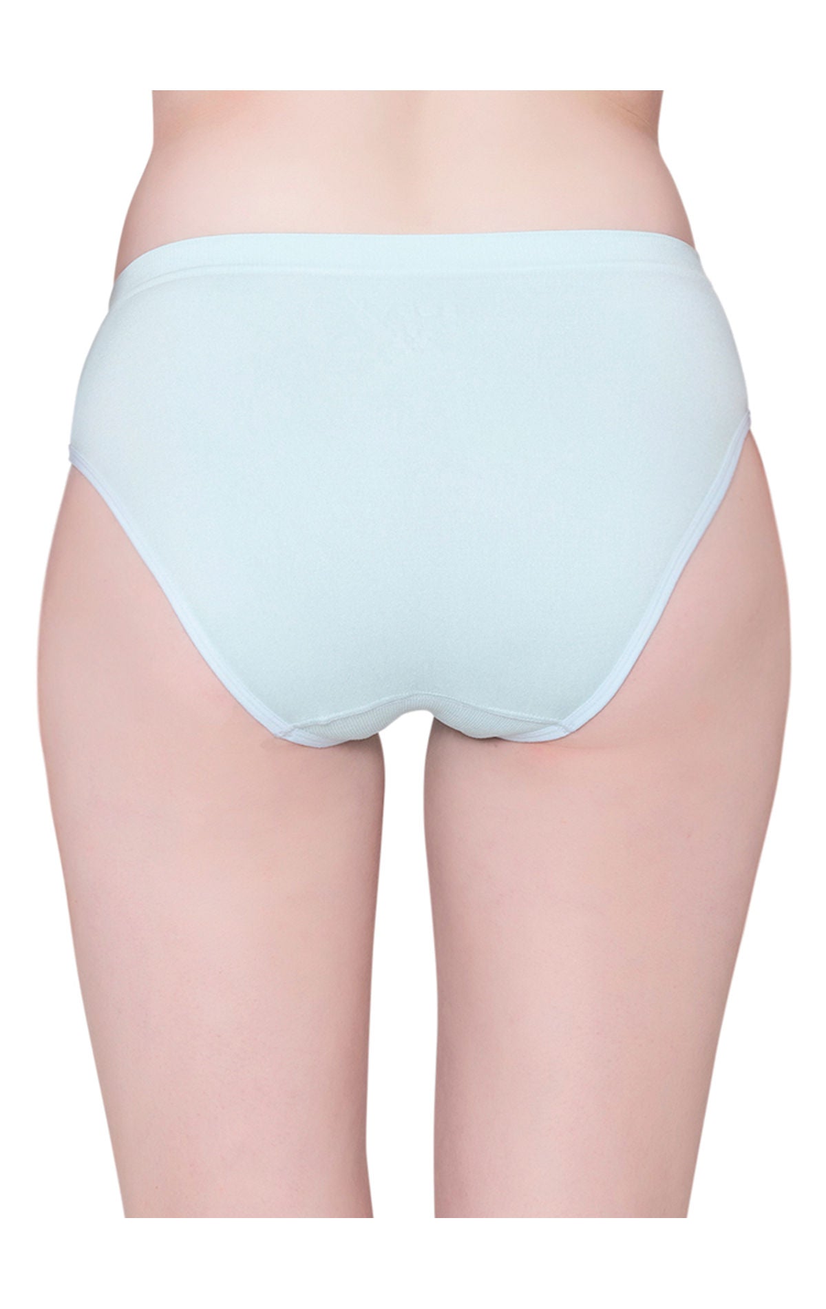 BodyX womens microfiber spandex sky solid seamless premium bikini panty bx502-pack of 1