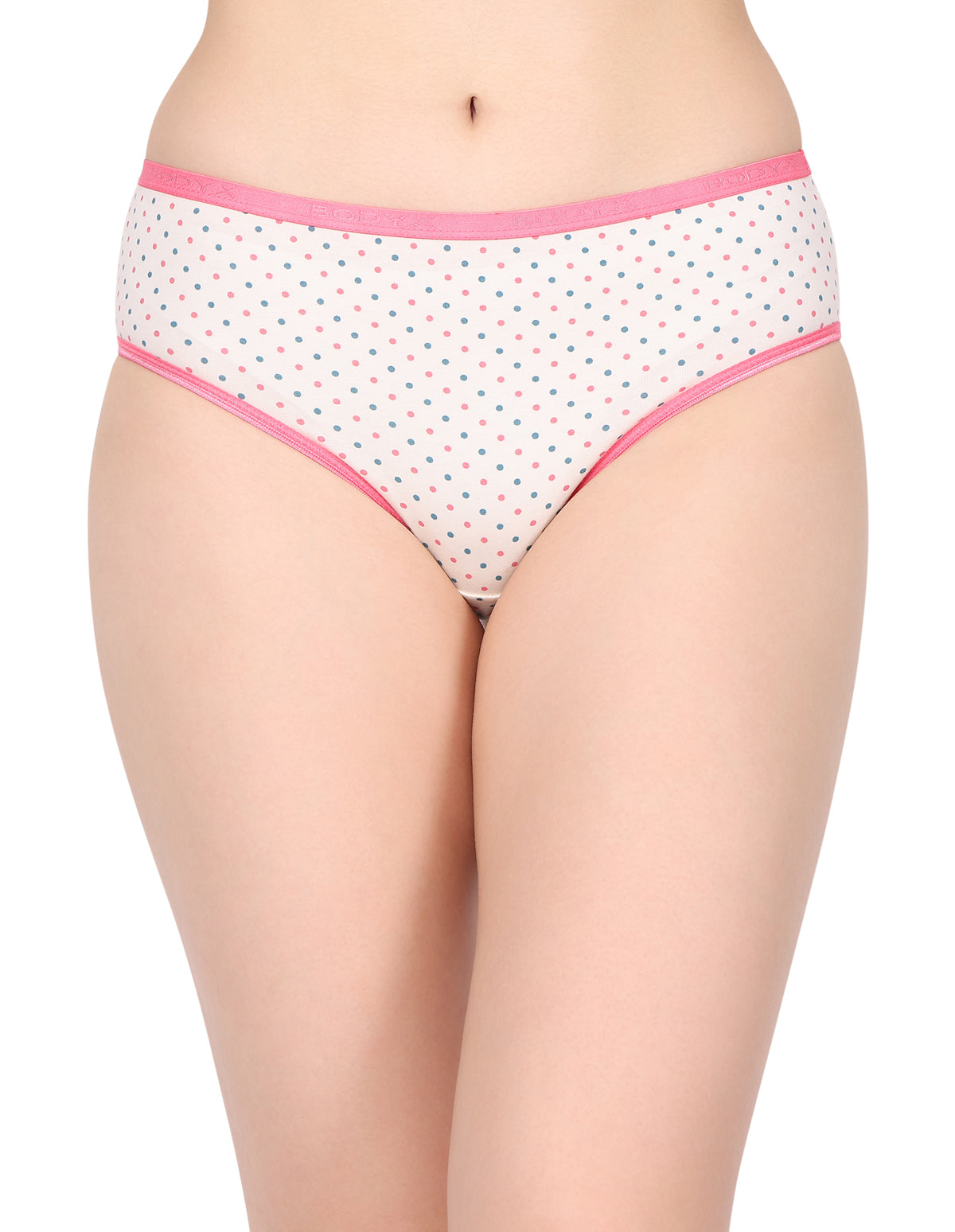 BodyX Womens Combed Cotton Spandex Assorted Premium Panty BX512-Pack Of 3