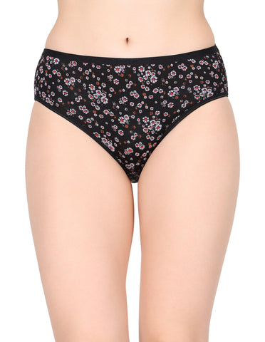 BodyX Womens Combed Cotton Spandex Assorted Premium Panty BX514