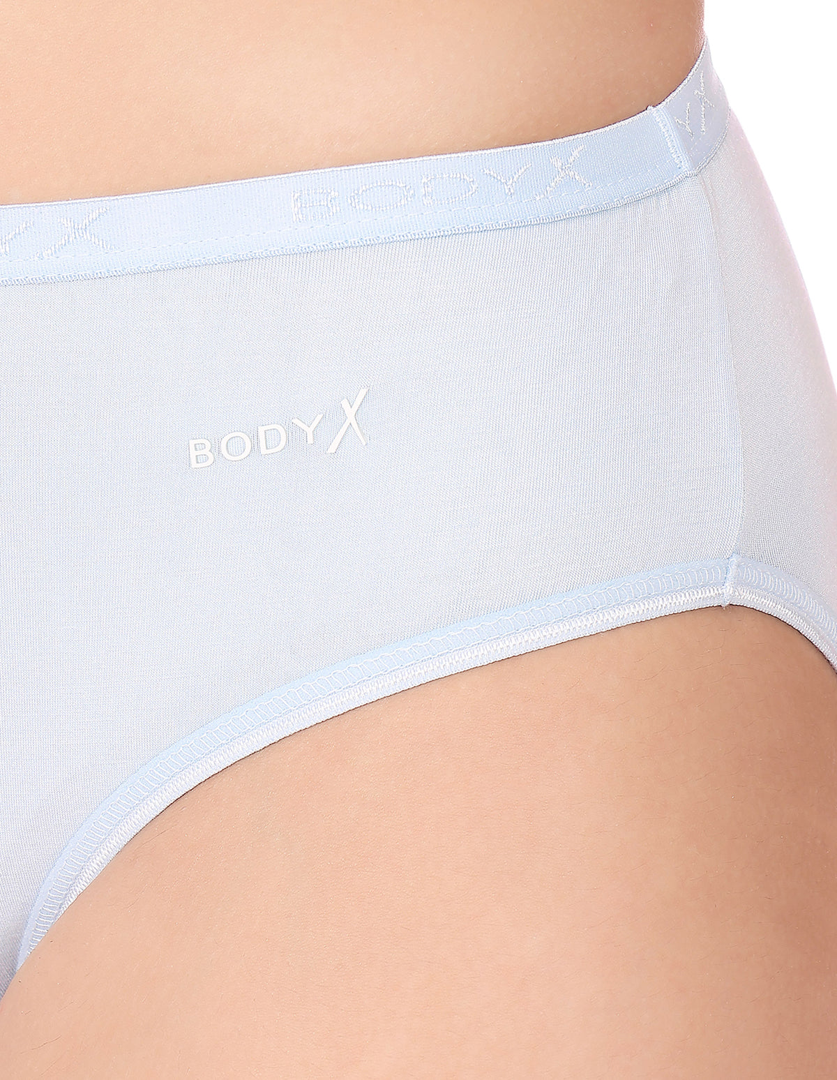 BodyX Womens Combed Cotton Spandex Assorted Premium Panty BX519C-Pack Of 3