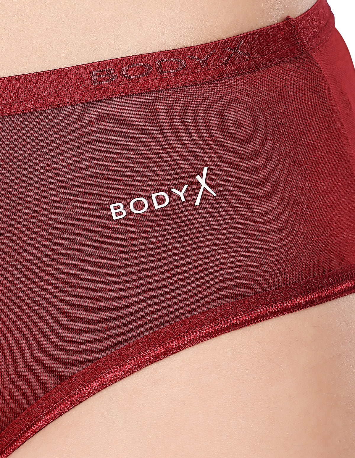 BodyX Womens Combed Cotton Spandex Assorted Premium Panty BX519D-Pack Of 3