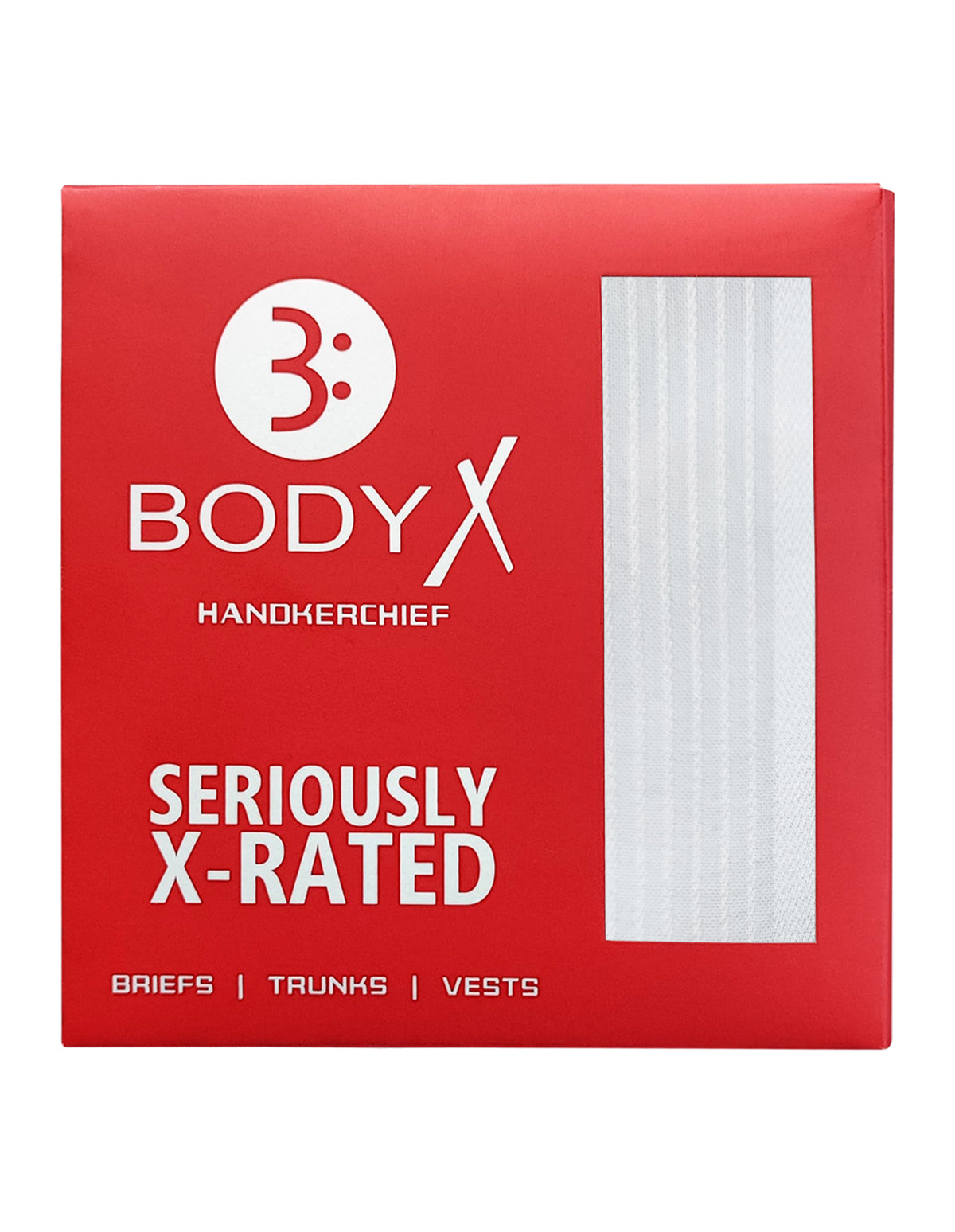 BodyX Cotton Handkerchief Collection: White Color Pack of 6 (BXH-02)