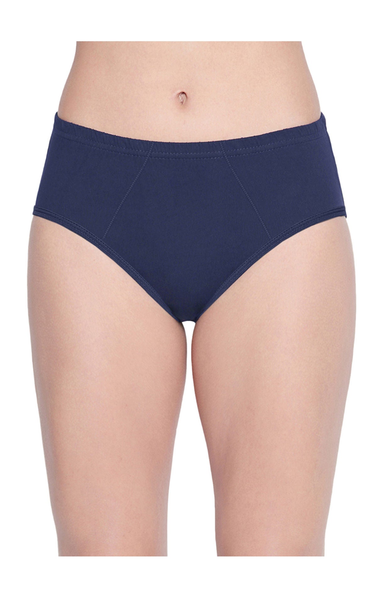 Bodycare Pack of 2 100% Cotton Sanitary Panties in Assorted Colors-11-C-Navy