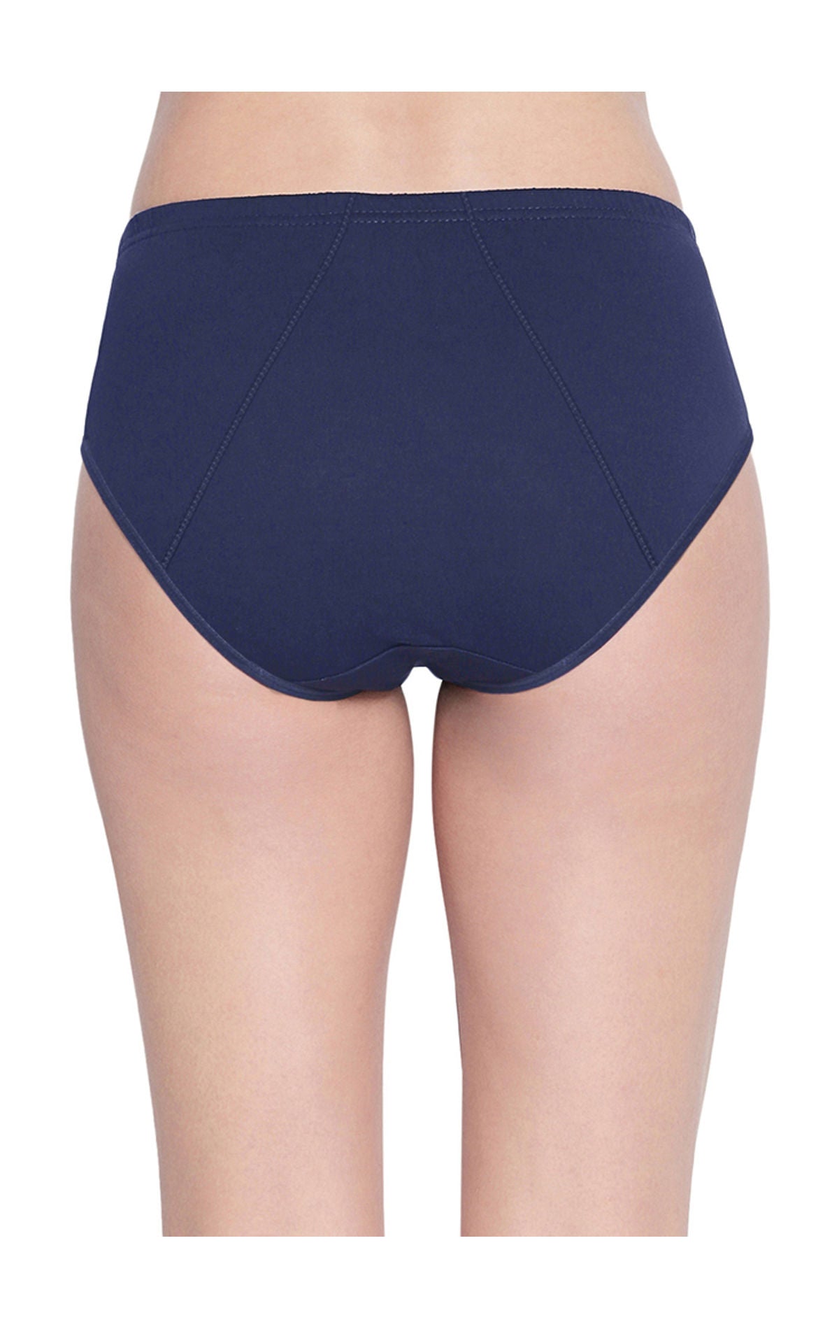 Bodycare Pack of 2 100% Cotton Sanitary Panties in Assorted Colors-11-C-Navy