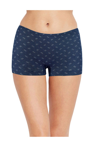 Bodycare Pack of 3 Boyshorts in Cotton Spandex-18-Assorted-Print