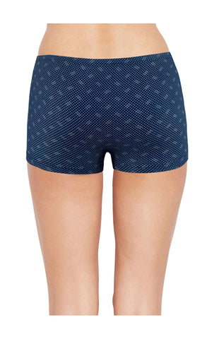 Bodycare Pack of 3 Boyshorts in Cotton Spandex-18-Assorted-Print