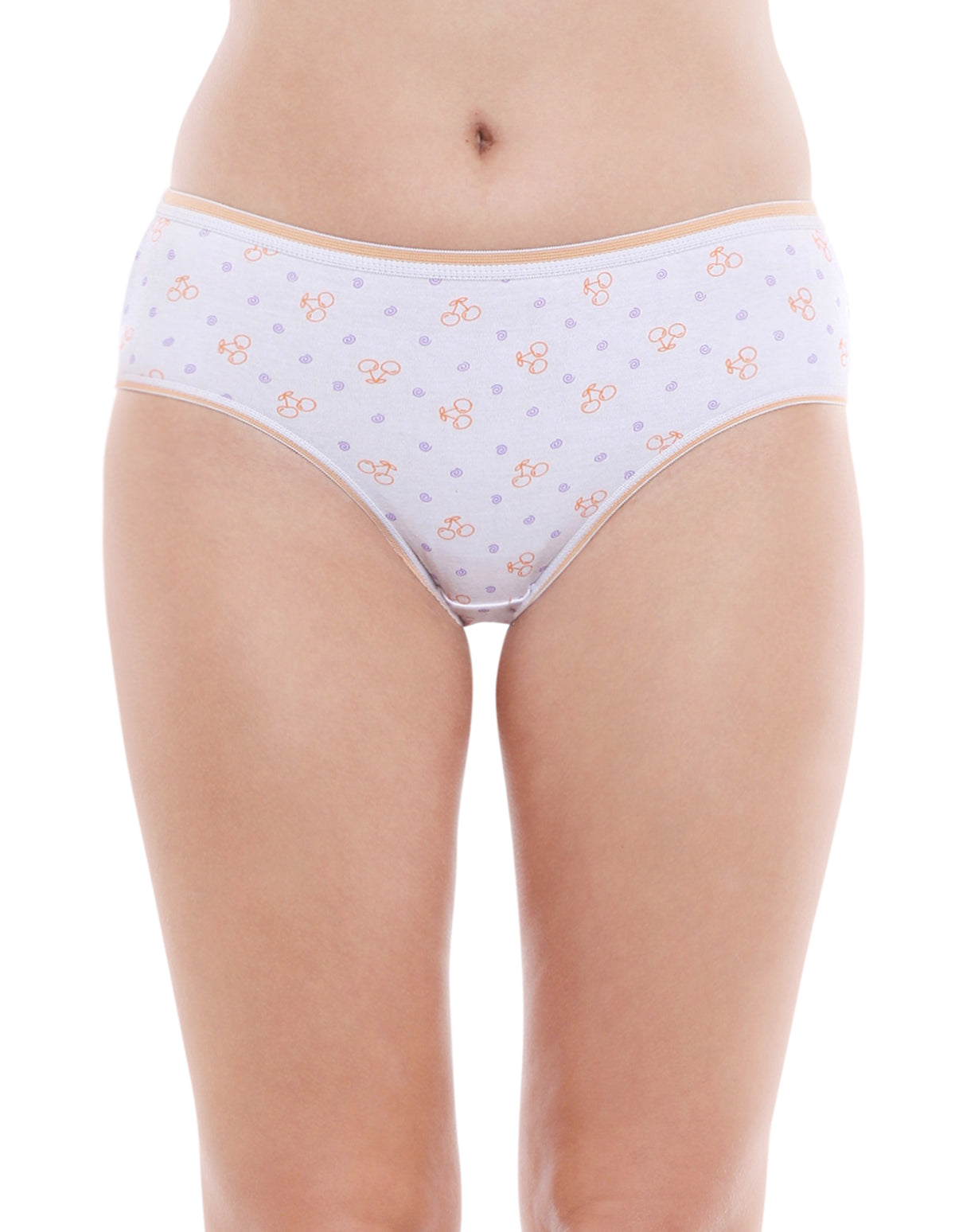 Pack of 3Bodycare Assorted Premium Cotton Printed Panties-200-D