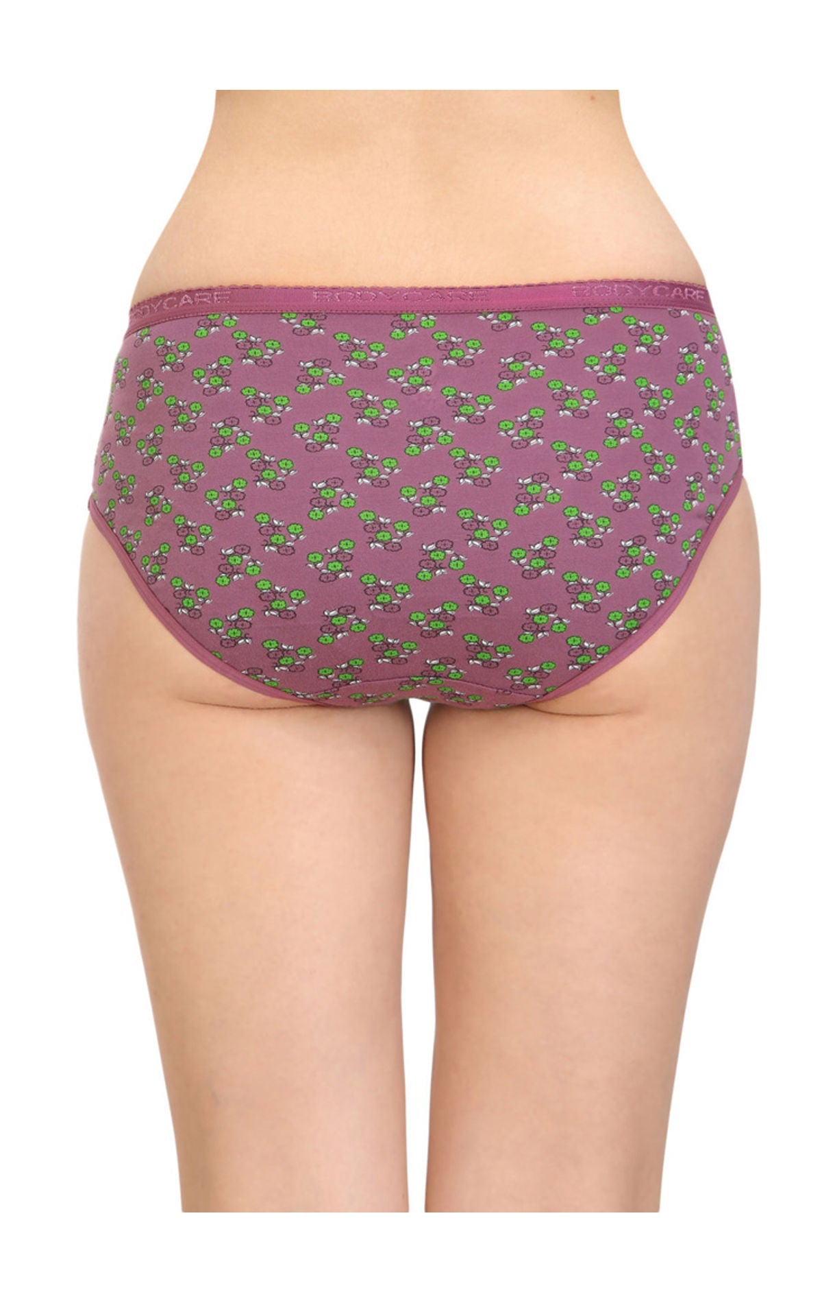 Bodycare Pack of 6 Printed Hipster Briefs Deluxe Panties in Assorted Color - E9600-6PCS-A