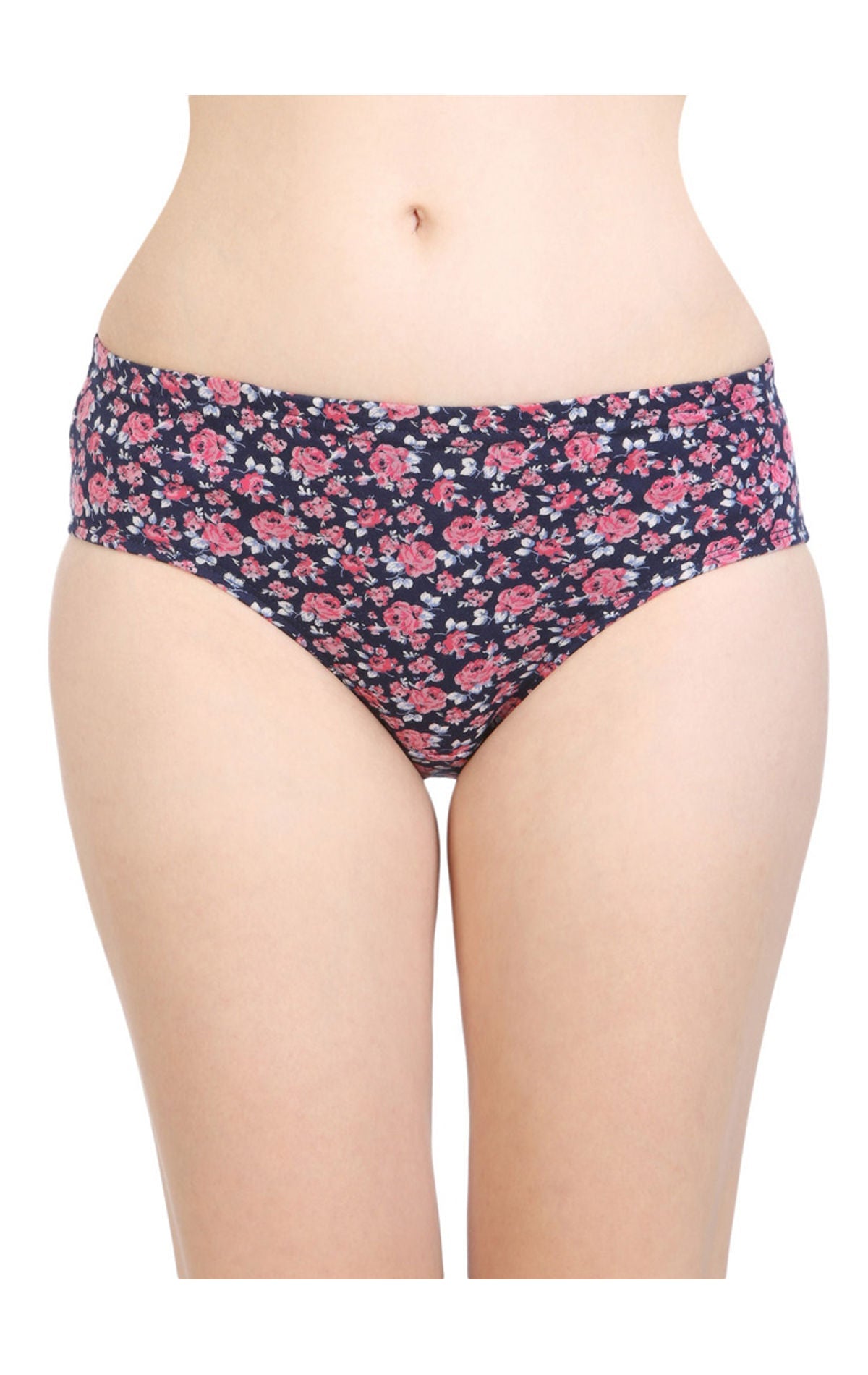 Bodycare Pack of 6 Printed Hipster Briefs Deluxe Panties in Assorted Color - E9600-6PCS-A