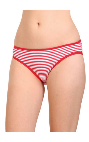 Bodycare Pack of 6 Printed Bikini Briefs Deluxe Panties in Assorted Color - E9700-6PCS-A