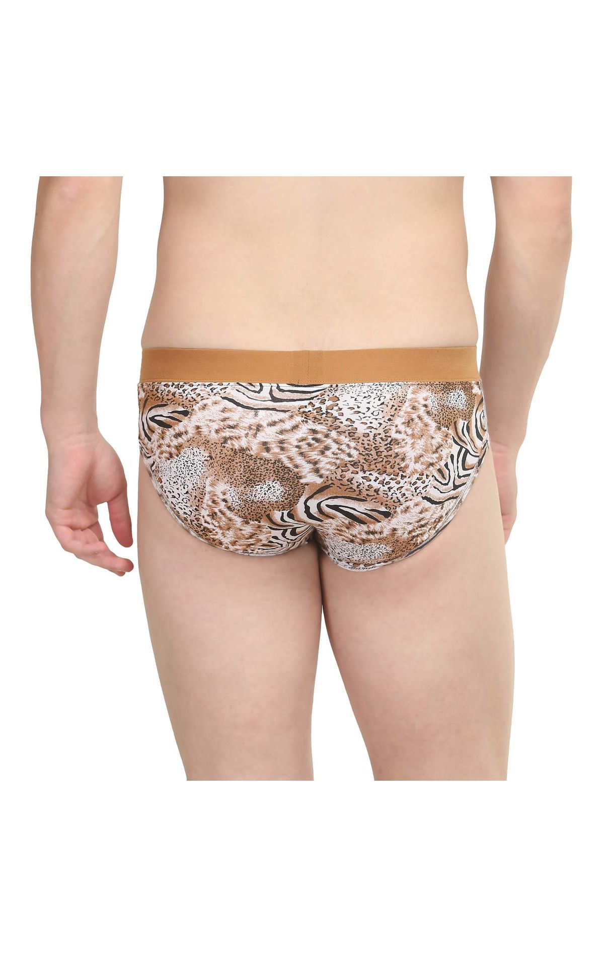 BodyX Printed Briefs-BX06B Tiger Print