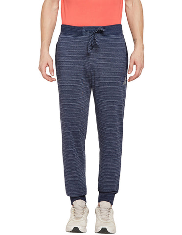 Bodyactive Fashion Track Pant with Zipper pocket-L10-NAVY