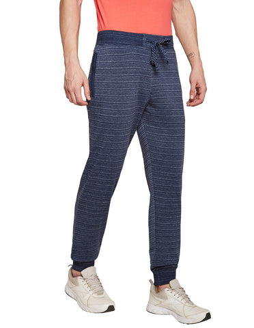 Bodyactive Fashion Track Pant with Zipper pocket-L10-NAVY