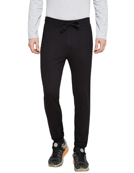 Bodyactive Black Track Pant-L12-BLACK