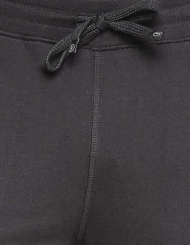 Bodyactive Charcoal Melange Track Pant-L12-CHRMEL