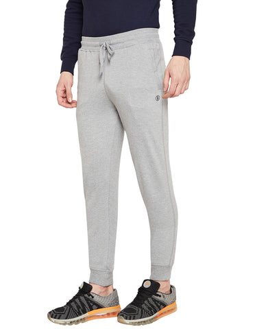 Bodyactive Grey Melange Track Pant-L12-GRML