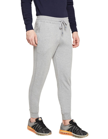 Bodyactive Grey Melange Track Pant-L12-GRML