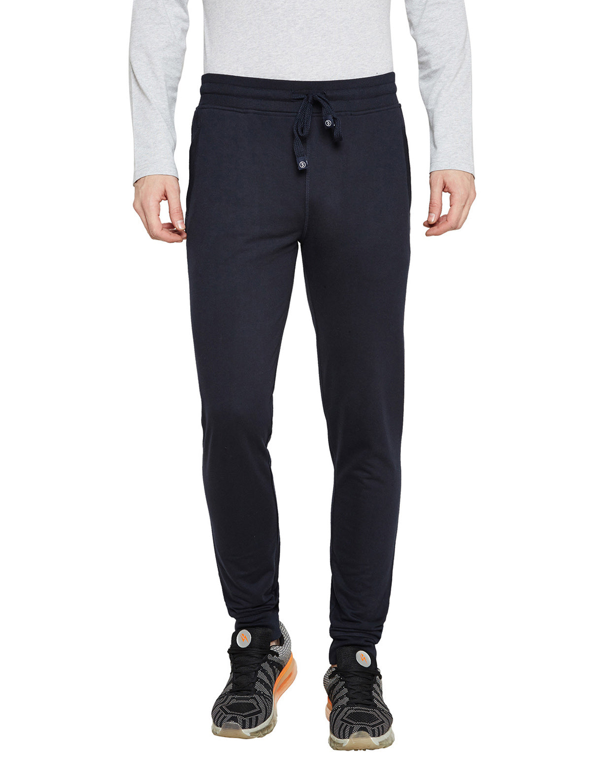 Bodyactive Navy Track Pant-L12-NAVY