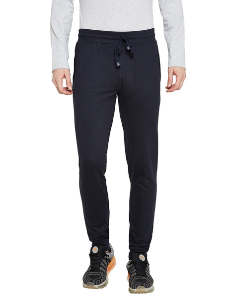 Bodyactive Navy Track Pant-L12-NAVY